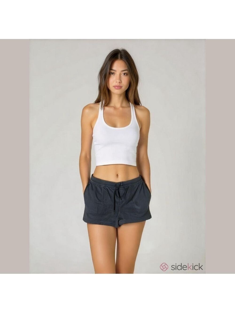 ATHLETA gray shorts size 16